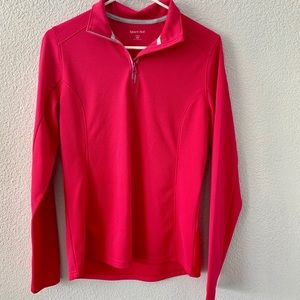 Sport-Tek Textured Pink 1/4 Zip Pullover, XS